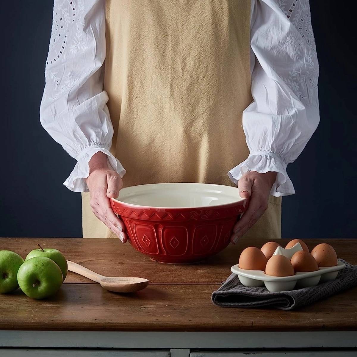 Mason Cash Mísa na těsto 2 l, červená