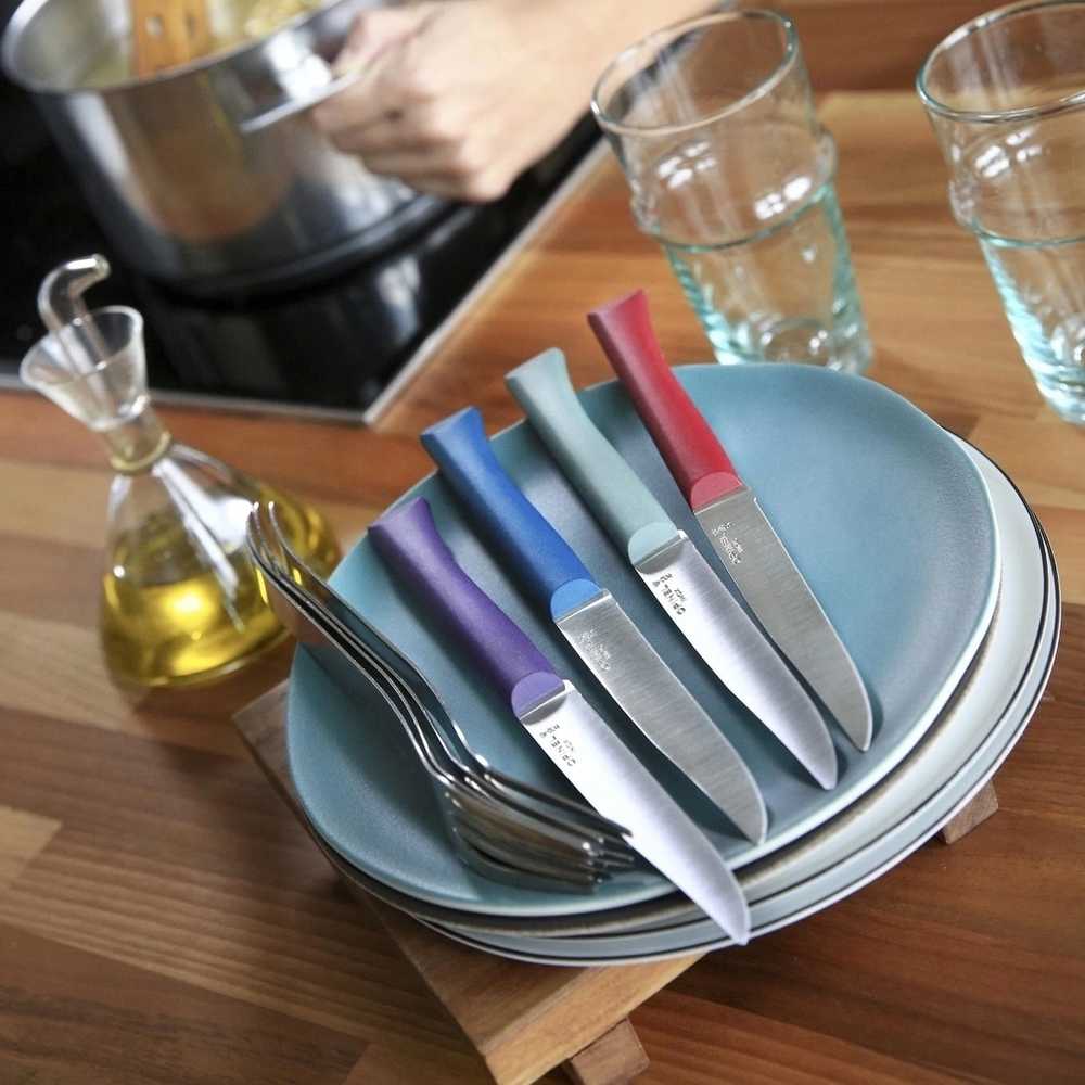 Opinel Bon Appétit Sada příborových nožů Bon Appétit 4 ks, antracitová