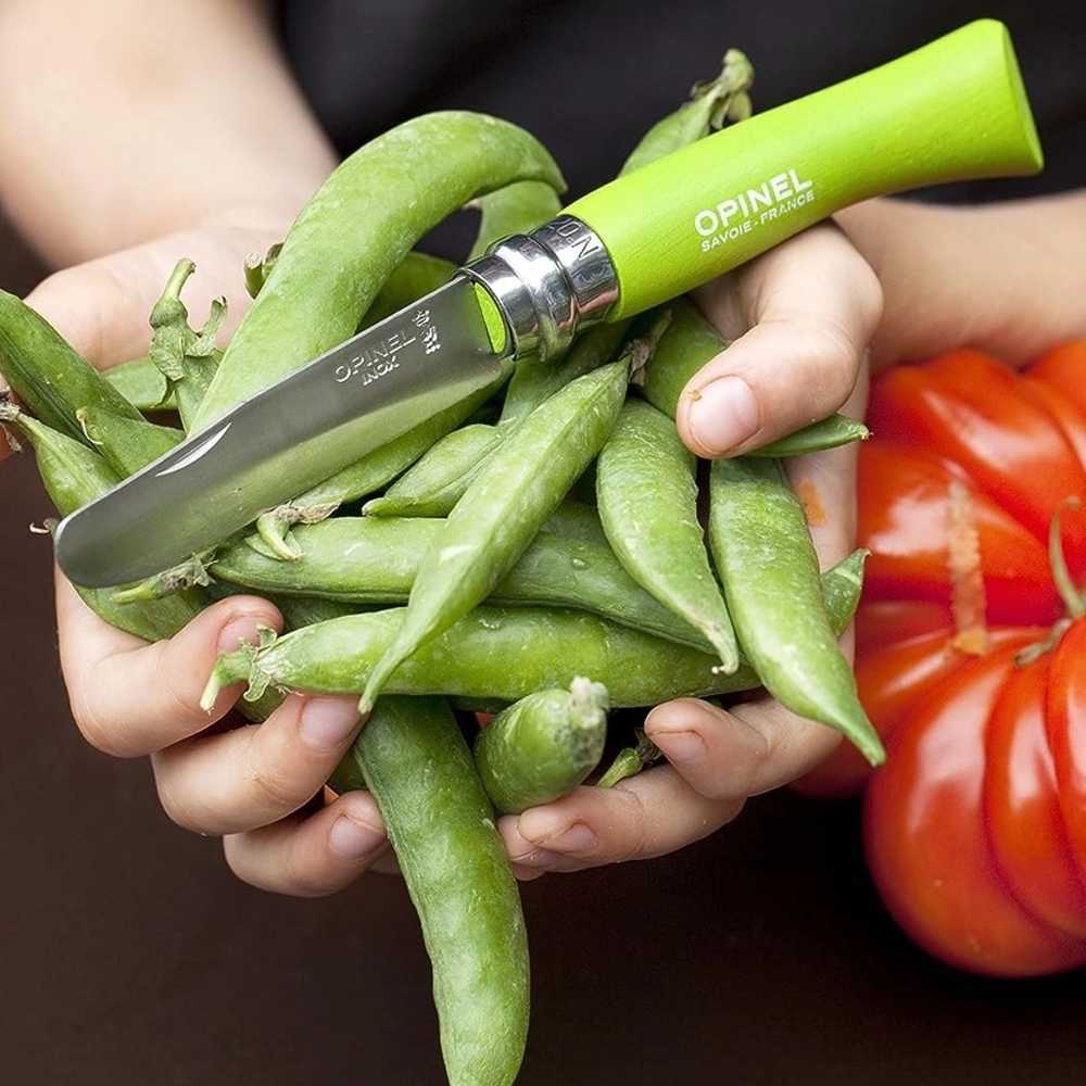 Opinel My first Opinel Dětský zavírací nůž N°07 My first Opinel, jablková, blistr