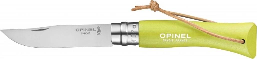 Opinel Colorama Zavírací nůž N°07, 8 cm, anýzová zelená, blistr
