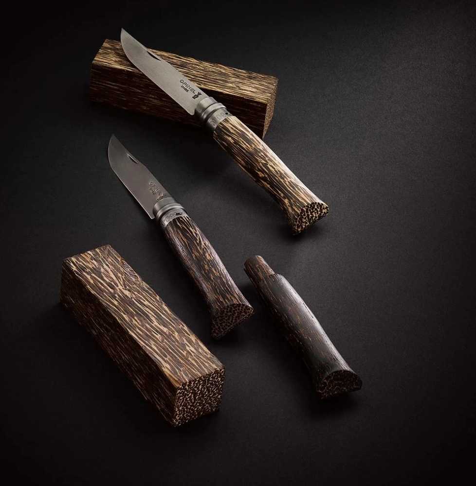 Opinel Black Palm Wood Zavírací nůž N°08, limitovaná edice