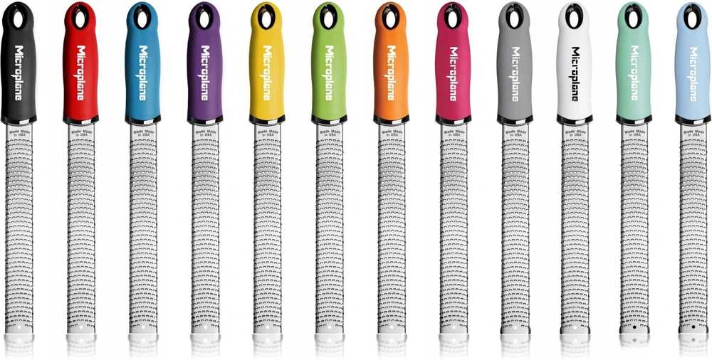 Microplane Premium Classic Struhadlo s rukojetí jemné, černé