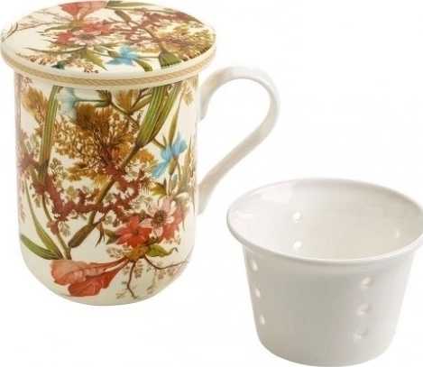 Maxwell & Williams William Kilburn Hrnek s porc. sítkem 300 ml, Cottage Blossom