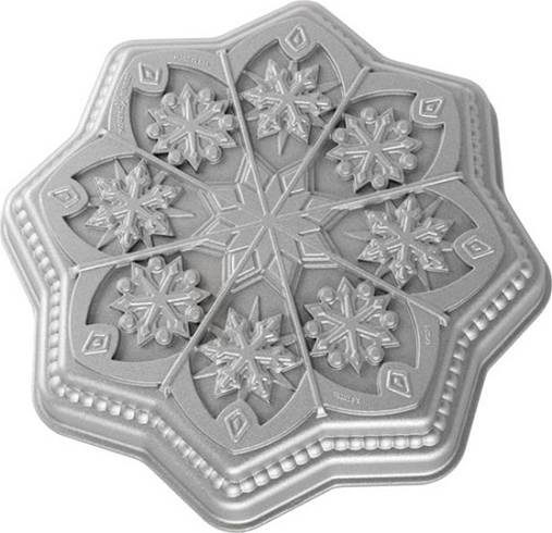 Nordic Ware Holiday Silver Collection Forma na bábovku SLADKÁ VLOČKA