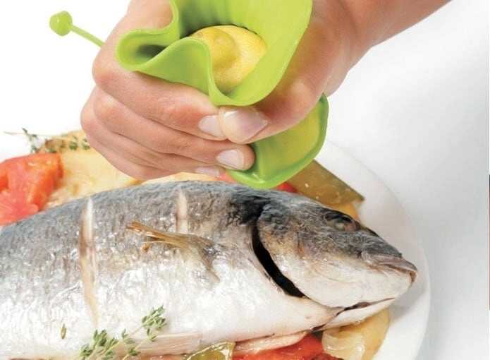 Lékué Silikonový návlek na mačkání citrónu, zelený