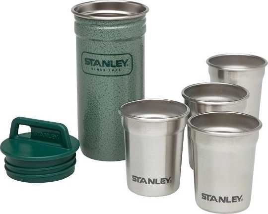 Stanley Adventure series Set panáků v pouzdře 4 ks, 59 ml, zelená