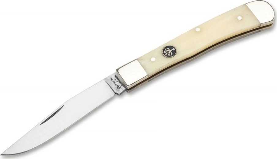 Böker Solingen Kapesní nůž Trapper Bone White