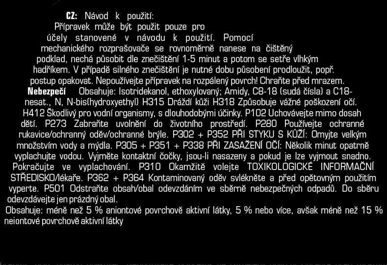 Mandy Čistící prostředek na krbová skla