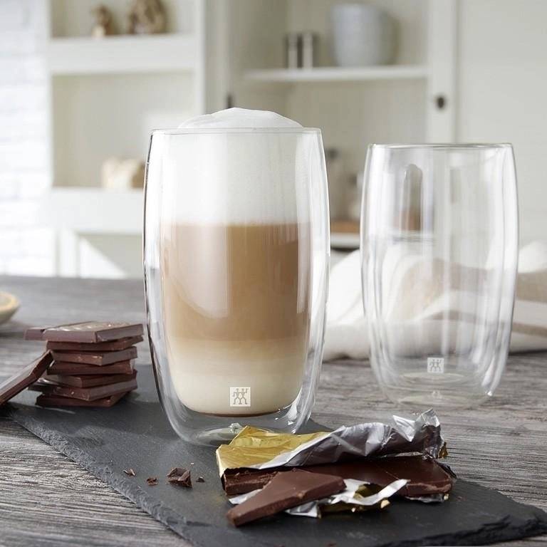Zwilling Sorrento dvoustěnná sklenice na latte macchiato, 350 ml, 2 ks