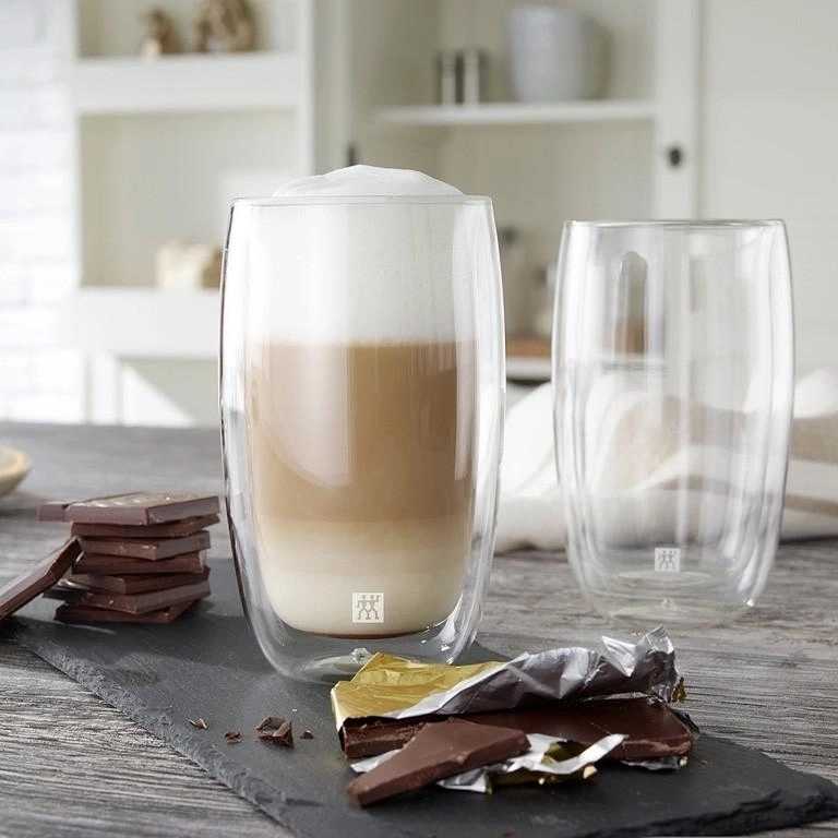Zwilling Sorrento dvoustěnná sklenice na latte macchiato, 350 ml, 2 ks