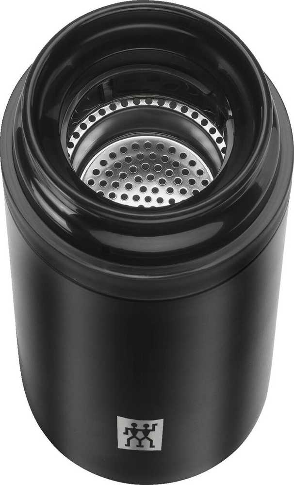 Zwilling Dvoustěnná nerezová termoska Thermo, 0,42 l, černá