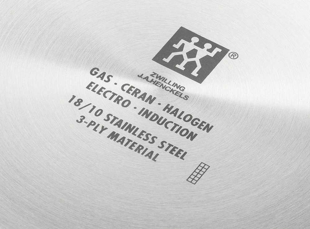 Zwilling Plus nerezová pánev wok 32 cm se skleněnou poklicí