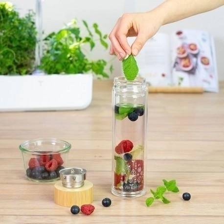 Véritable Skleněná lahev se sítkem na čaj , 0,45 l