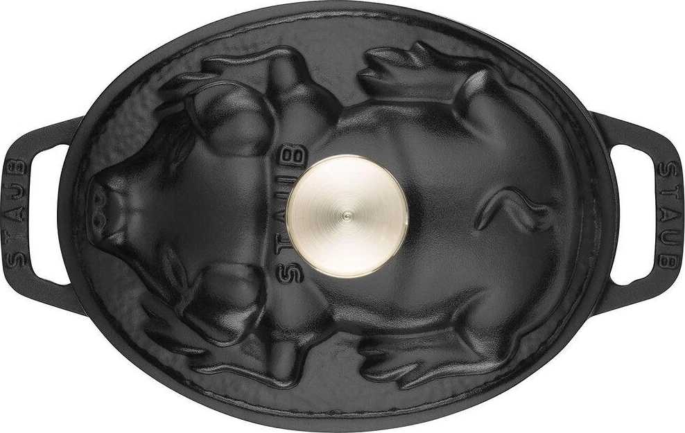 Staub Litinový hrnec Cocotte s poklicí ve tvaru vepře, Ø 17 cm