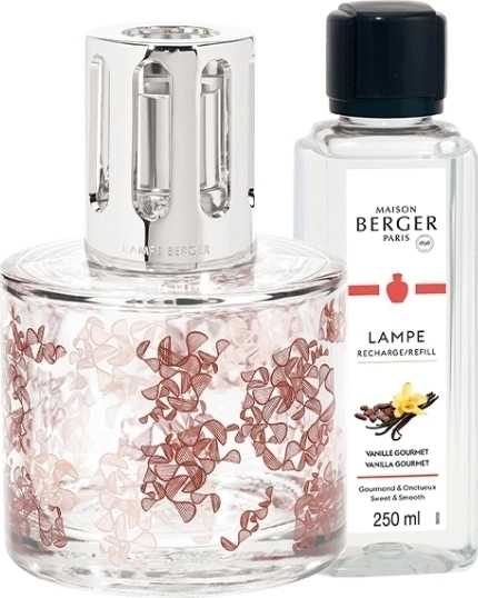 Maison Berger Paris Dárková sada: katalytická lampa Pure Ruban + Vanille Gourmet, 250 ml