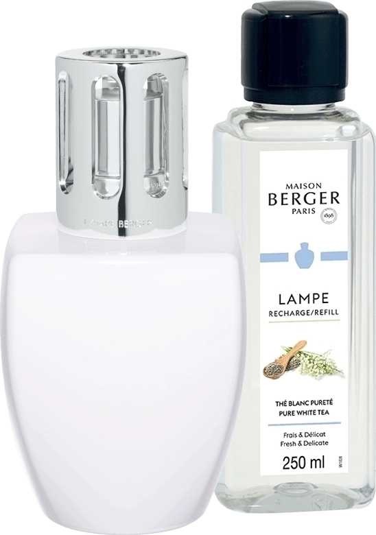 Maison Berger Paris Dárková sada: katalytická lampa June + Čistý bílý čaj, 250 ml