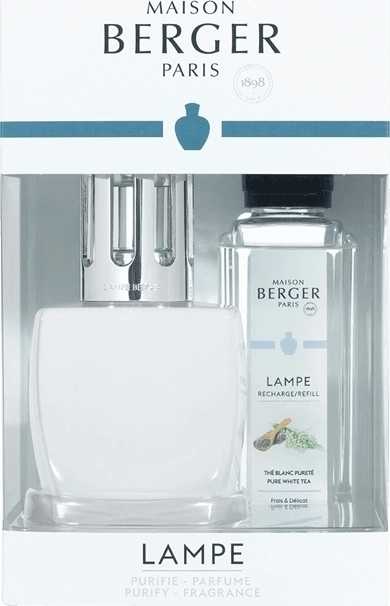 Maison Berger Paris Dárková sada: katalytická lampa June + Čistý bílý čaj, 250 ml