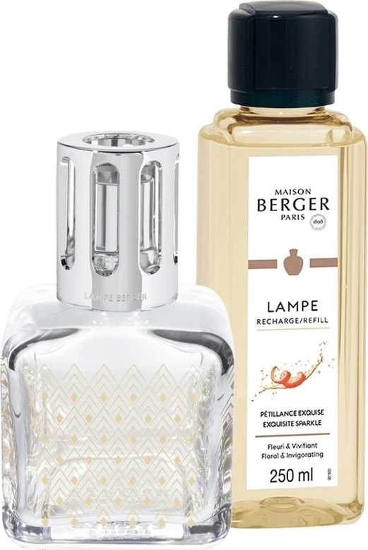 Maison Berger Paris Dárková sada: katalytická lampa Glacon Mountains + Intenzivní třpyt, 250 ml