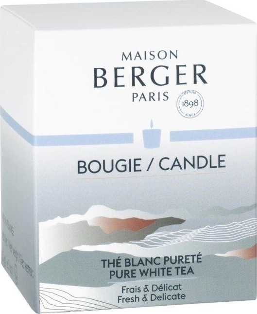 Maison Berger Paris Land svíčka Čistý bílý čaj, 180 g