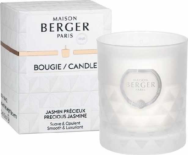 Maison Berger Paris Clarity svíčka Vzácný jasmín, 180 g