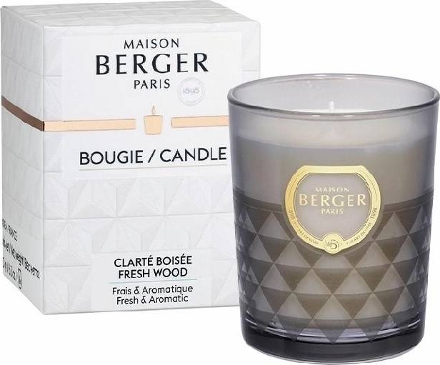 Maison Berger Paris Clarity svíčka Čerstvé dřevo, 180 g