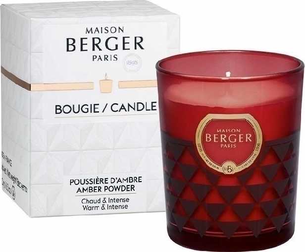 Maison Berger Paris Clarity svíčka Ambrový prach, 180 g
