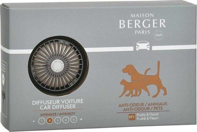 Maison Berger Paris Vůně do auta Antiodour zvířata – Ovocno-květinová Vůně