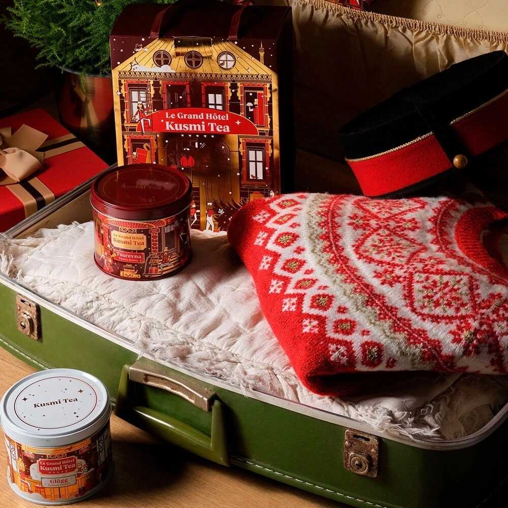 Kusmi Tea Dárkový sada Vánoční Ikony 2022, Bio, 24 sáčků