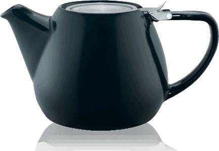 Kusmi Tea Keramická čajová konvice T.Totem s filtrem, 1,1 l, šedá