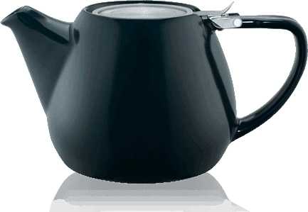 Kusmi Tea Keramická čajová konvice T.Totem s filtrem, 1,1 l, šedá