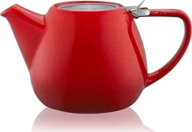 Kusmi Tea Keramická čajová konvice T.Totem s filtrem, 1,1 l, červená