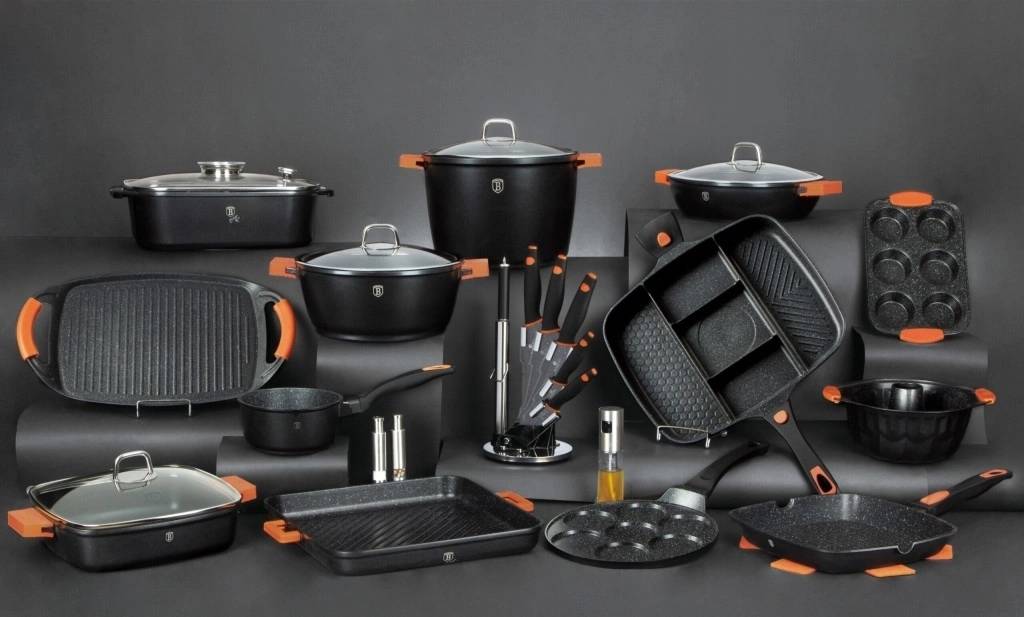 Berlingerhaus Grilovací deska s mramorovým povrchem 3v1 Granit Diamond Line BH-7730