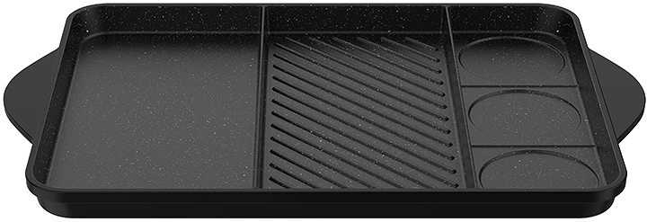 Berlingerhaus Grilovací deska s mramorovým povrchem 3v1 Granit Diamond Line BH-7730