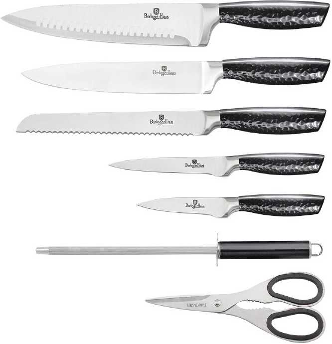 Berlingerhaus Sada nožů ve stojanu 8 ks Carbon PRO Line Blacksmith BH-2474