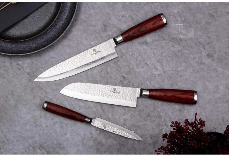 Berlingerhaus Sada nožů nerez 3 ks Ebony Line Rosewood BH-2482