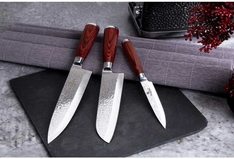 Berlingerhaus Sada nožů nerez 3 ks Ebony Line Rosewood BH-2482