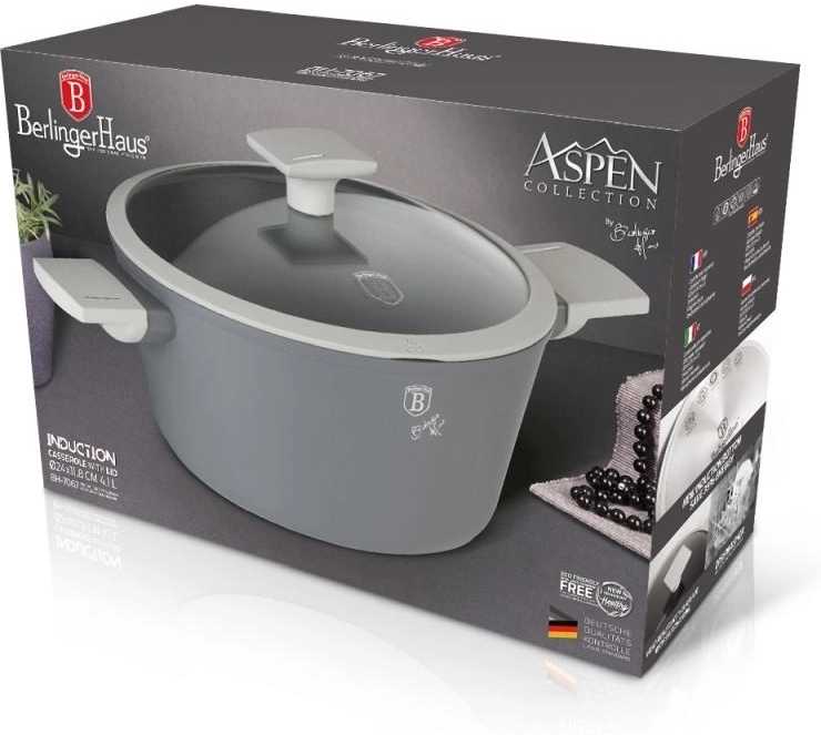Berlingerhaus Kastrol s titanovým nepřilnavým povrchem 24 cm Aspen Collection BH-7067