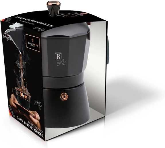Berlingerhaus Konvice na espresso 3 šálky Black Rose Collection BH-1973