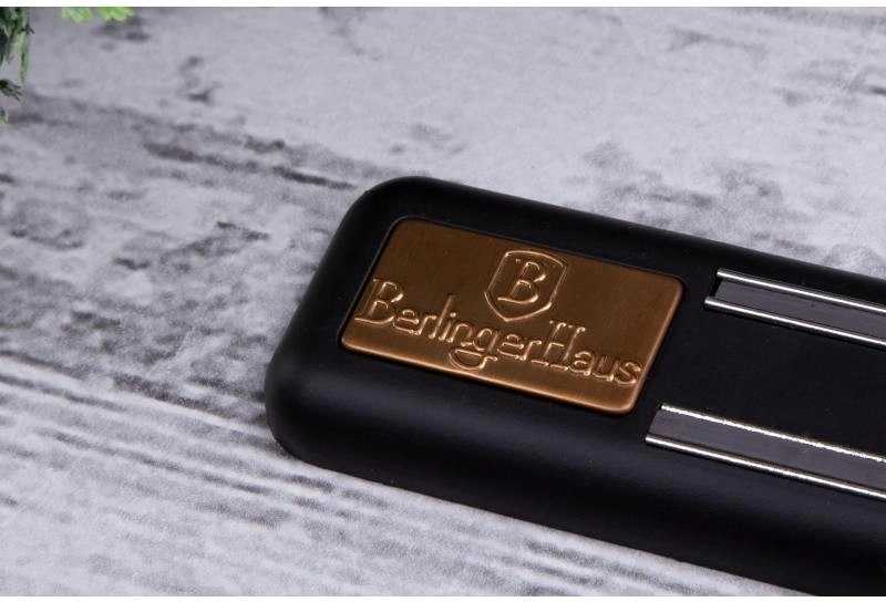 Berlingerhaus Sada nožů s magnetickým držákem 6 ks Black Rose Collection BH-2698
