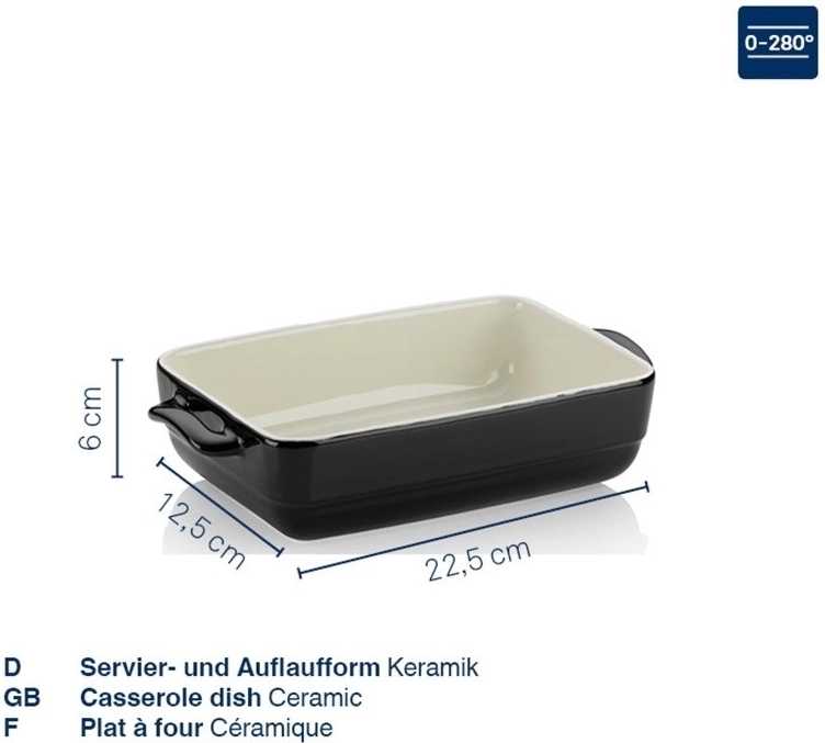 Kela Servírovací a zapékací miska Malin keramická světle šedá 37,5x22,0x7,0cm KL-15293