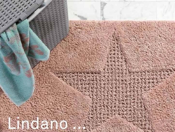 Kela Koupelnová předložka LINDANO 55x65 cm starorůžová KL-21126