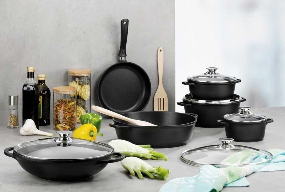 Kela Sada nádobí s nepřilnavým povrchem 8 ks KERROS KL-11569