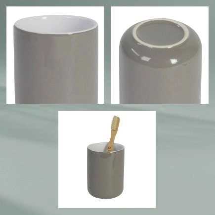 Kela Hrnek Isabella keramický list zelený 10,0 cm  7,5 cm KL-22006