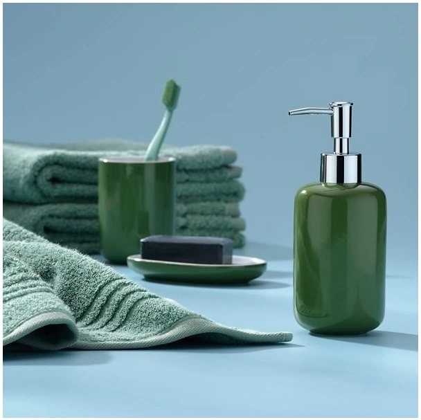 Kela Hrnek Isabella keramický list zelený 10,0 cm  7,5 cm KL-22006