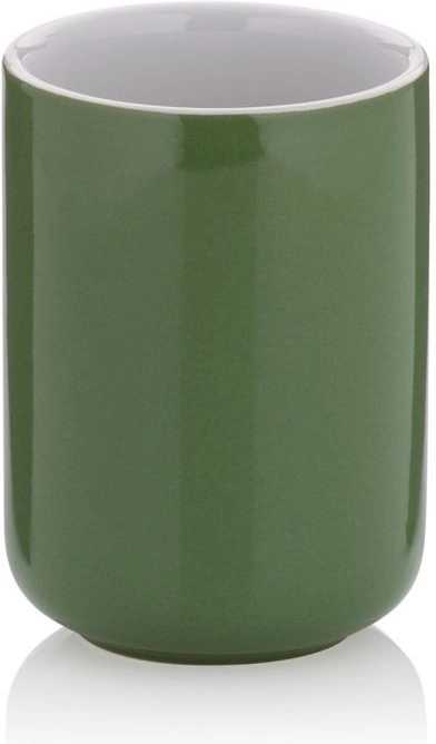 Kela Hrnek Isabella keramický list zelený 10,0 cm  7,5 cm KL-22006