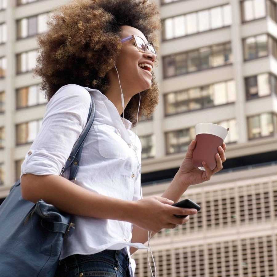 Berghoff Termohrnek porcelánový s měkčeným úchopem LEO 250 ml BF-3950136