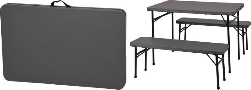 Progarden Campingový set stůl + lavice PROGARDEN skládací KO-CM1000020