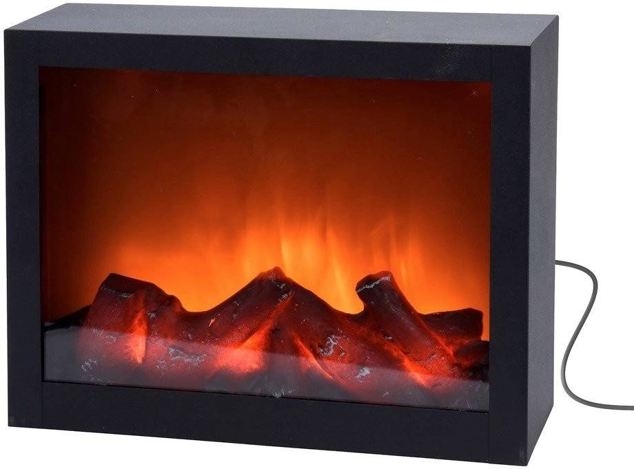 Homestyling Elektrický krb s LED plameny 29x23cm KO-ADA100090