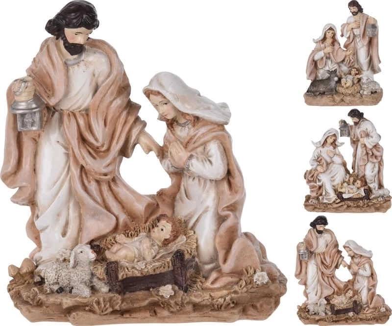 Homestyling Betlém Vánoční dekorace 15 x 18 cm design 1 KO-AAA901010des1