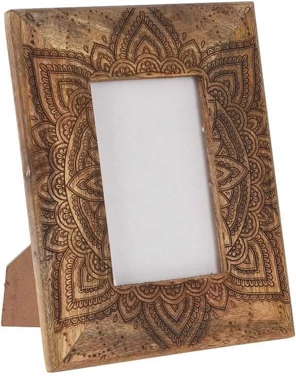 Homestyling Fotorámeček dekorativní mangové dřevo 19 x 24 cm KO-A65001050